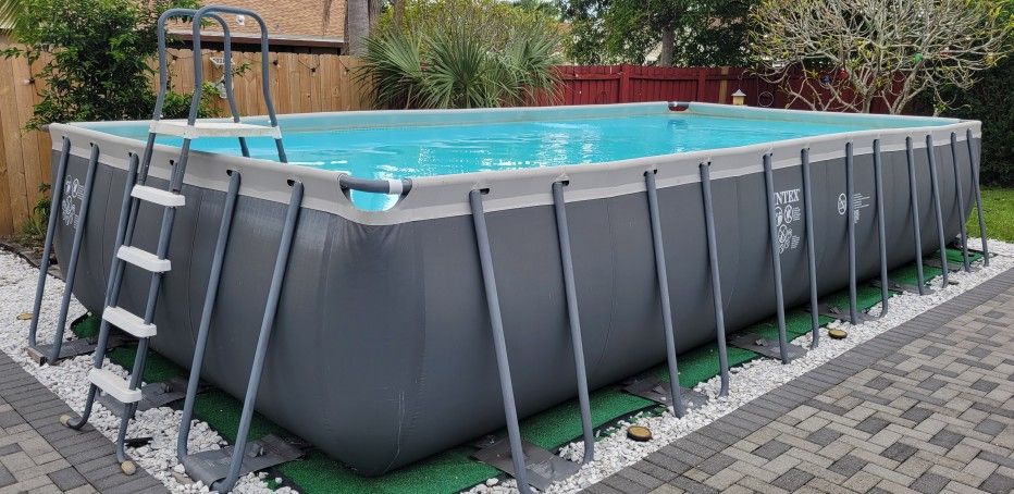 Above Ground Swimming Pool 24ft x 12ft x 52in