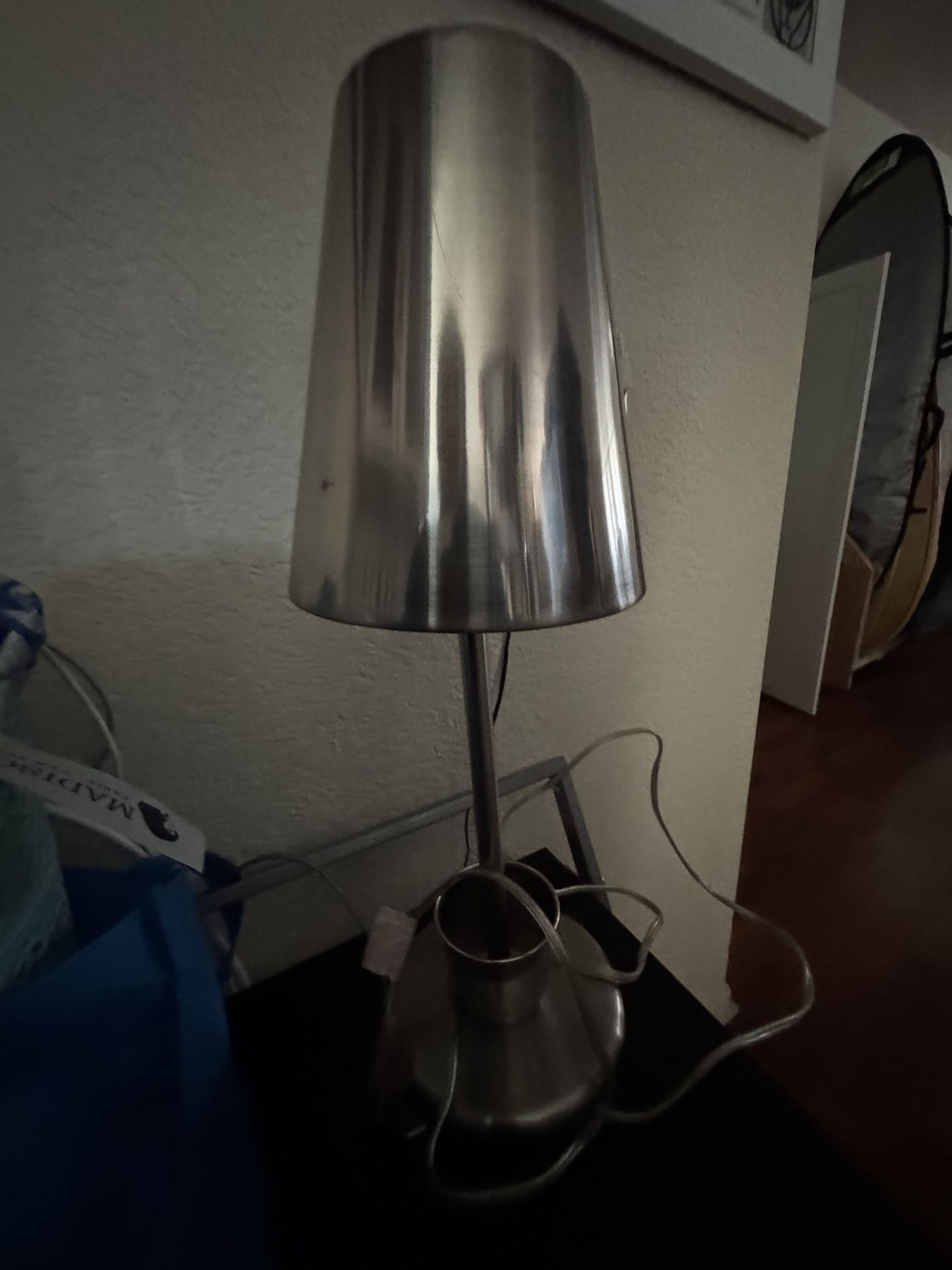 Table Lamp Stainless Steel Metallic Color
