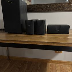 Mirage Surround Sound Speakers And Subwoofer