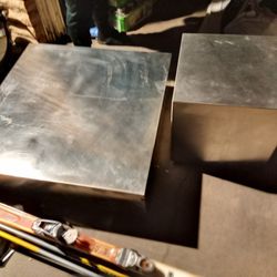 Stainless Steel Mobile Coffee Table Obo