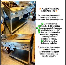 Commercial flat top