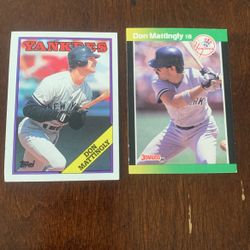 1980 ‘s Don Mattingly Baseball Cards 