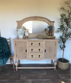 Antique Oak Buffet
