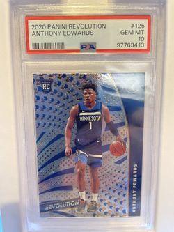 2020 Panini Revolution Ant Edwards RC PSA 10