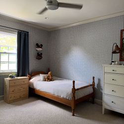 Vintage Wooden Twin Size Bed