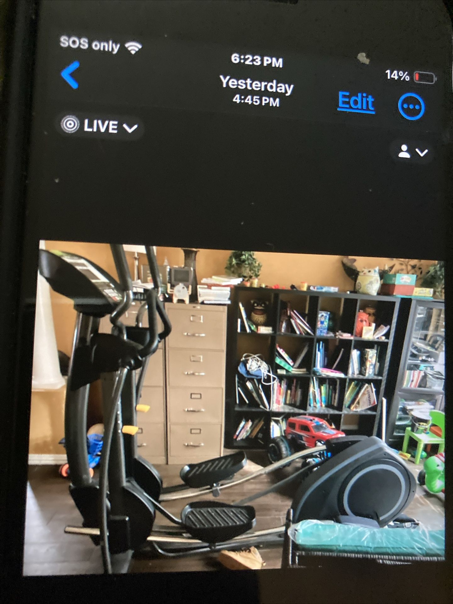 Gym grade elliptical machine sportsart e385