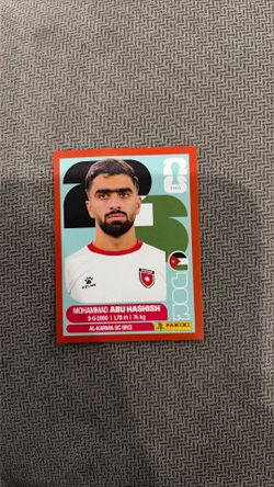 Panini FIFA World Cup 2026 Mohammad Abu Hashish Jordan JOR 4 Soccer Sticker