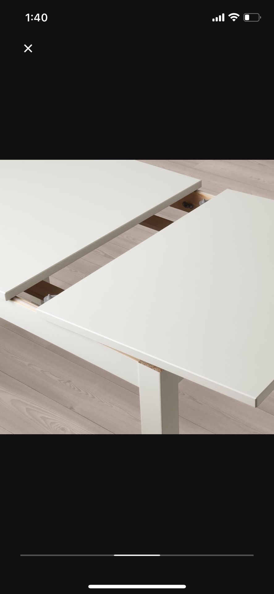 Extendable Dinning Table With 4 Chairs