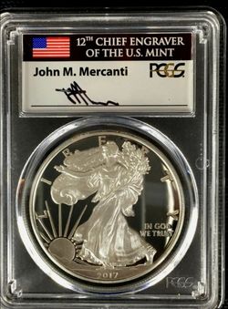 2017-S Silver Eagle - Congratulations Set - FDI - Mercanti 1 of 1000