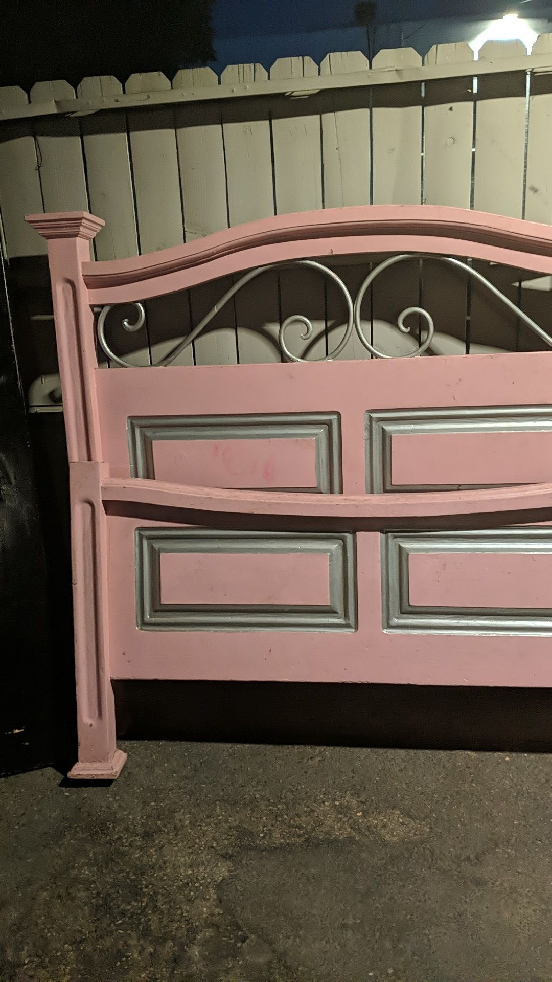 Queen-size bed frame