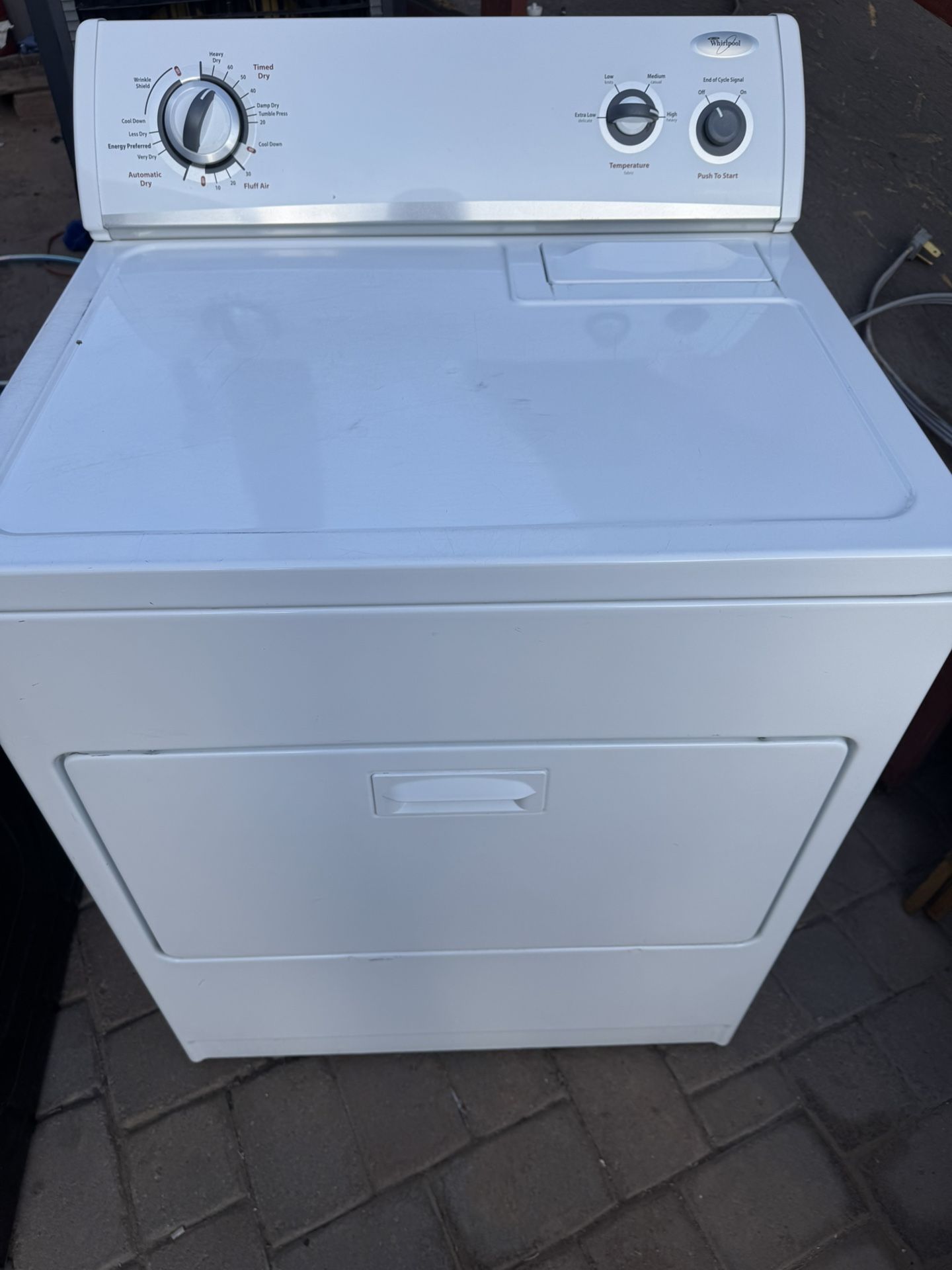 Whirlpool Dryer White Electric 7.0 Cu.Ft