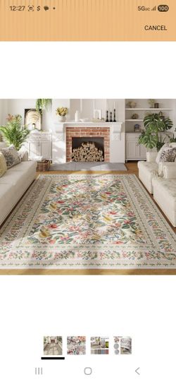 Area Rugs 8x10 for Living Room  Washable
