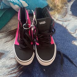 Black And Pink Vans