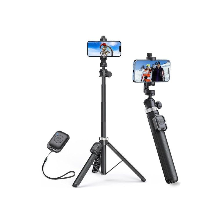 62" Extendable Tripod & Selfie Stick with Remote