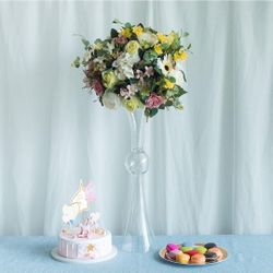 Tall Flower Glass Vases Centerpieces 