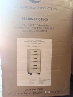 Rolling Drawer Cart