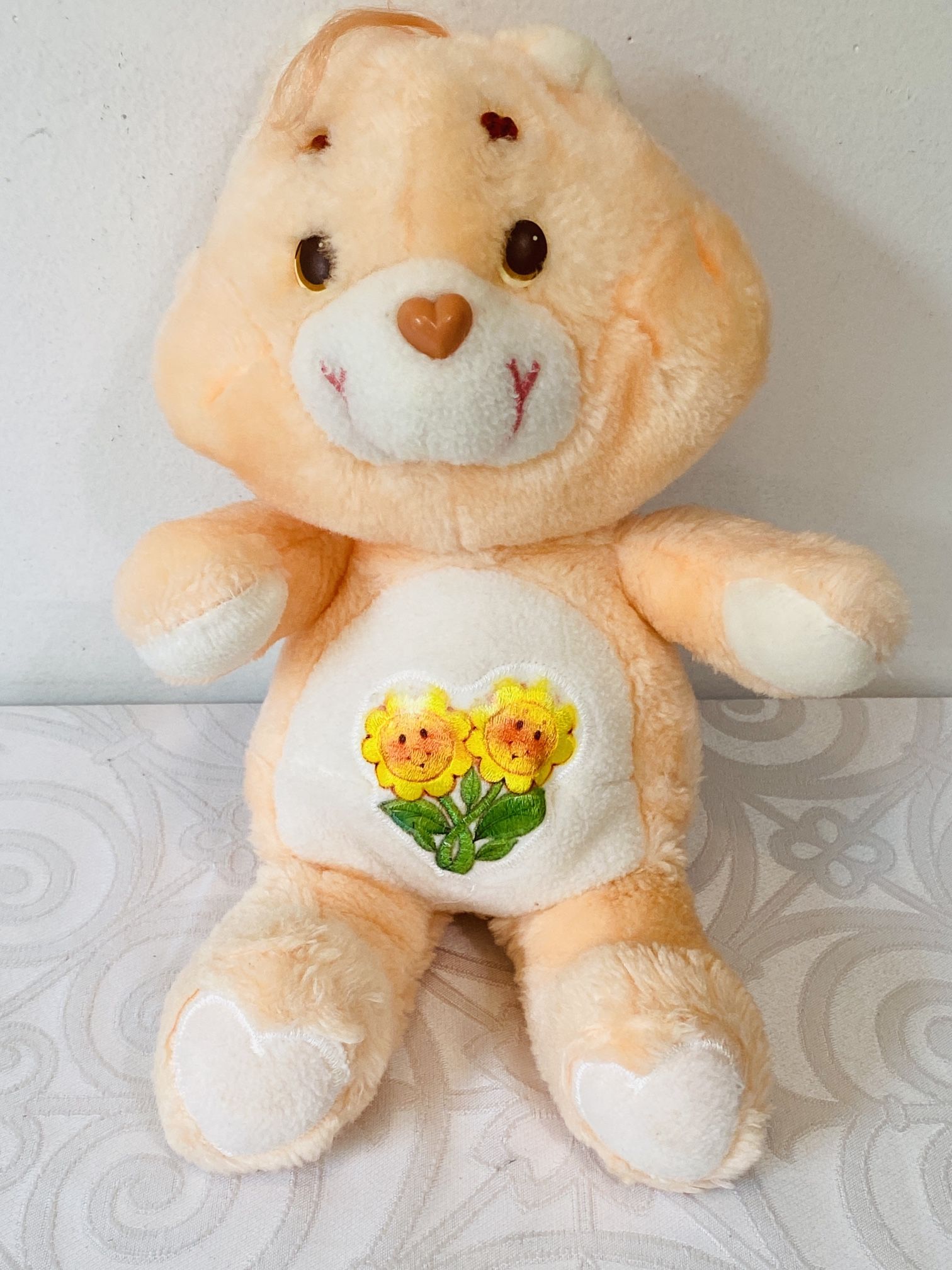 Vintage FRIEND BEAR CARE BEAR 1983 Plush 13" Kenner EUC