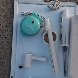 : 5-Pc Kitchen Essentials Bundle: Hand Mixer, Waffle Maker, Electric Knife & Mor