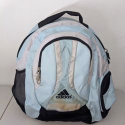 Adidas Light Blue White Backpack