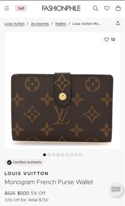 Louis Vuitton French Kisslock wallet