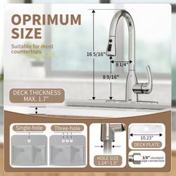R&T Pull Down Kitchen Faucet AU50AB0-RT