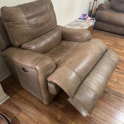 Reclining Chair And Couch 
