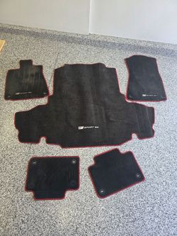 Lexus GS350 F Sport Black Line floor mats and trunk mat