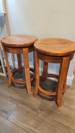 Wooden stools