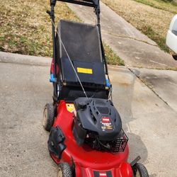 Toro Super Recycler self-propelled walk-behind lawn mower.  