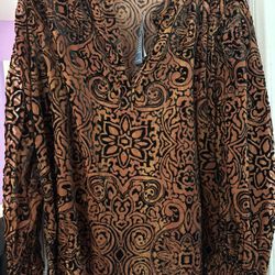 Black Jeans And Blouse Size 18 And 2 X