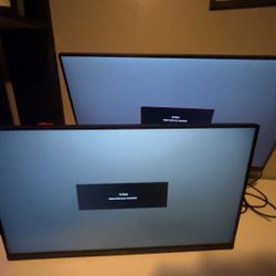 monitors for sale Lg 27in for both comes in a pair