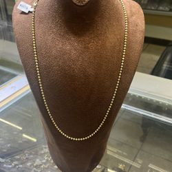 Gold Chain, 14 Karat 25 Inch #26697