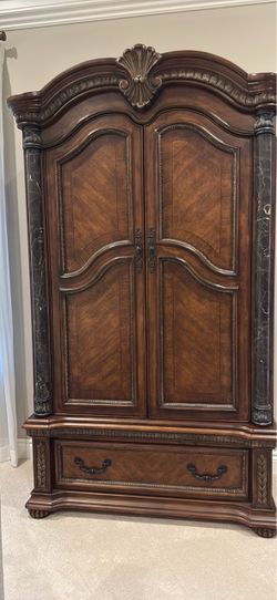 Traditional Wood Armoire