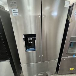 $2599 KitchenAid Counter Depth French Door Fridge, Open Box, One Year Warranty