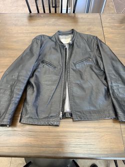 Vintage Bates Leather Jacket Rare Mens Coat Size Medium