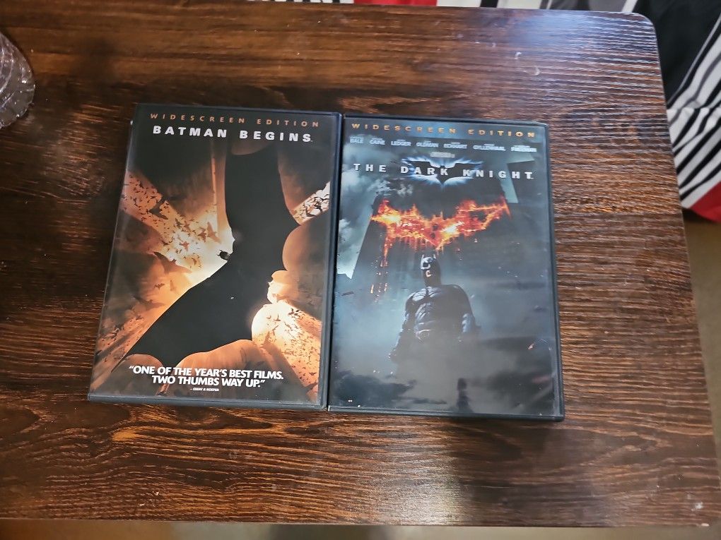 BATMAN BEGINS AND THE DARK KNIGHT 