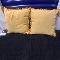 NEW, 20 INCH × 20 INCH, DECORATIVE THROW PILLOWS, CUSTOM MADE BY A DESIGNER FROM PARIS, GREAT COMFORTABLE PILLOW AND PRICE!!!