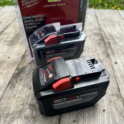 Milwaukee 12 Amp Battery’s 