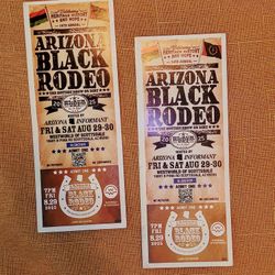 BLACK RODEO TICKETS  (Today Only 08/28 Till Midnight)
