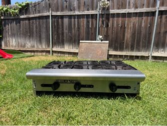 American range 6 burner hotplate