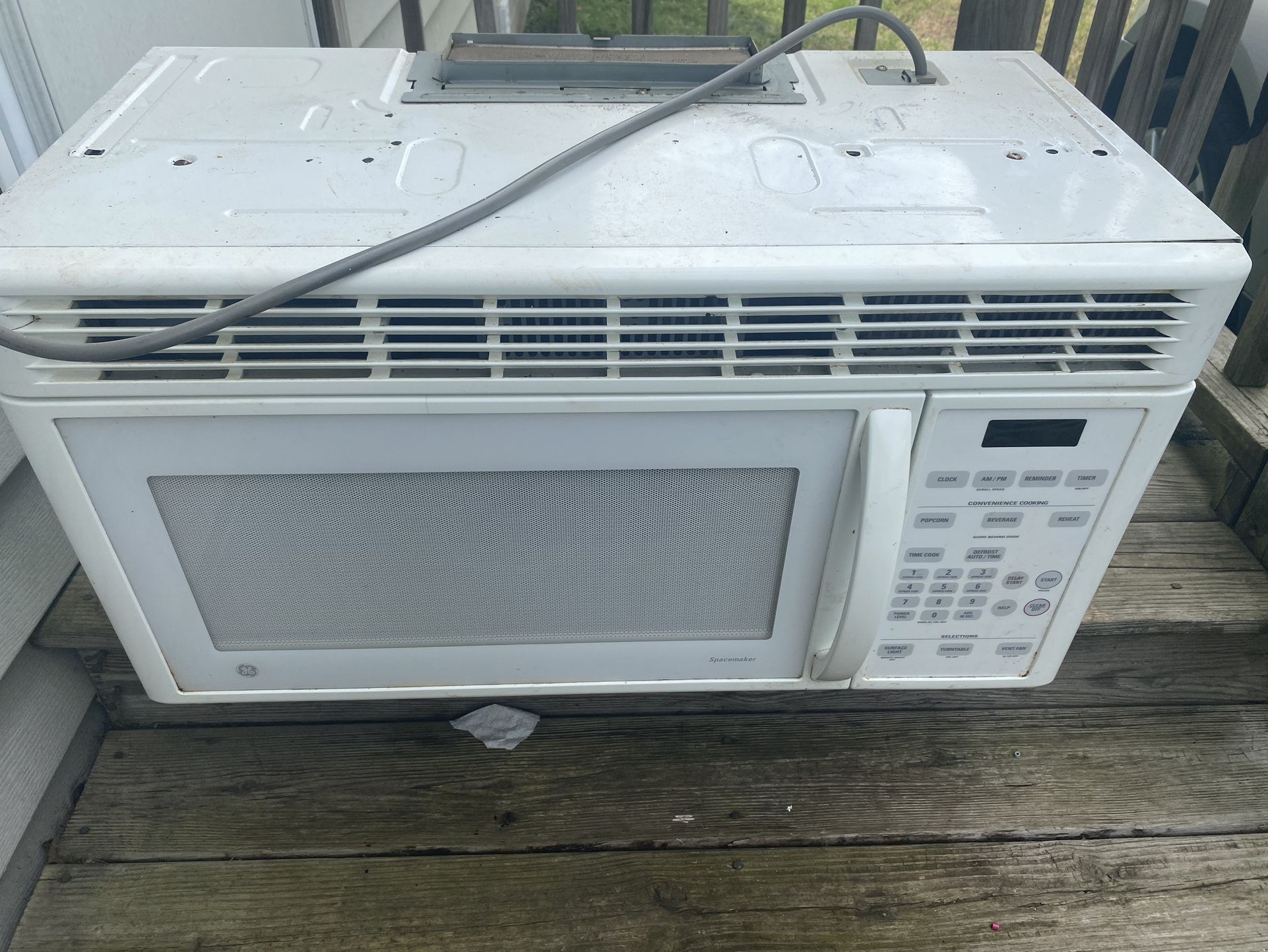 GE Over The Range microwave