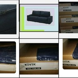 IKEA Kivik”Orrsta”Dark Blue 2-Seat Loveseat Sofa COVER ONLY Navy