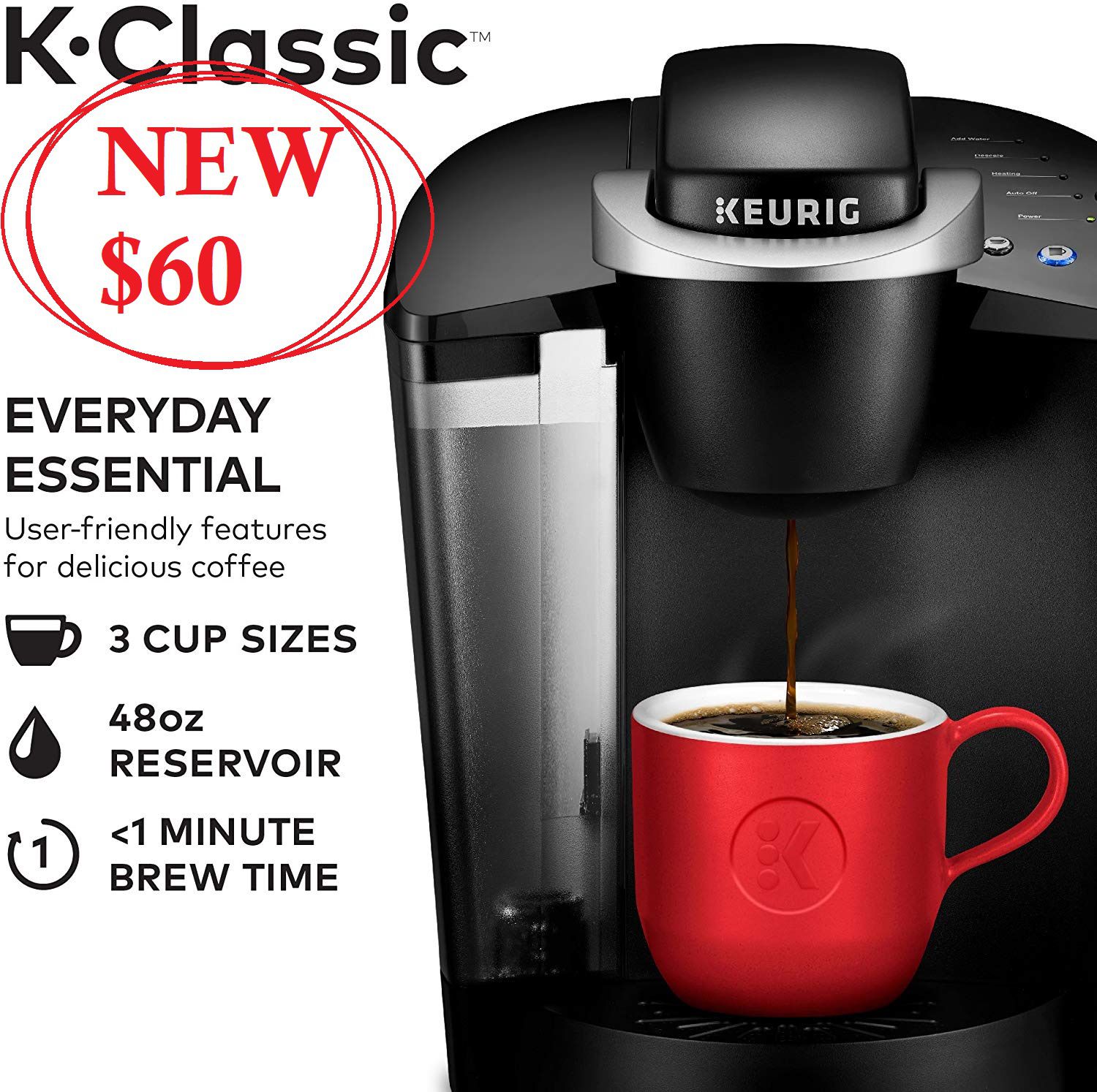 BRAND NEW Keurig K-Classic K55 Coffee maker coffeemaker- BOX NEVER OPENED - Great CHRISTMAS GIFT