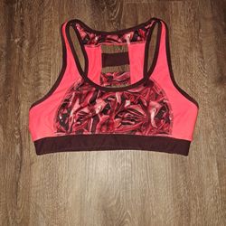 Pink Sports Bra