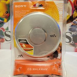 New Sony CD Walkman D-EJ011 Silver Portable CD-R/RW Mega Bass Player