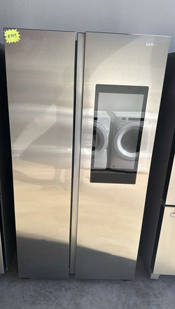 Samsung Side‑by‑Side Fridge w/ Family Hub – Stainless Steel