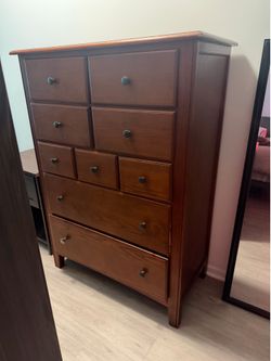 9 Drawer Dresser Brown