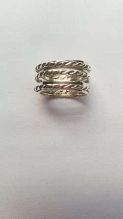 beautiful silver ring made in mexico, 925 #8
