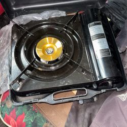 Gold Color Butane Cooking Stove Great For Camping 