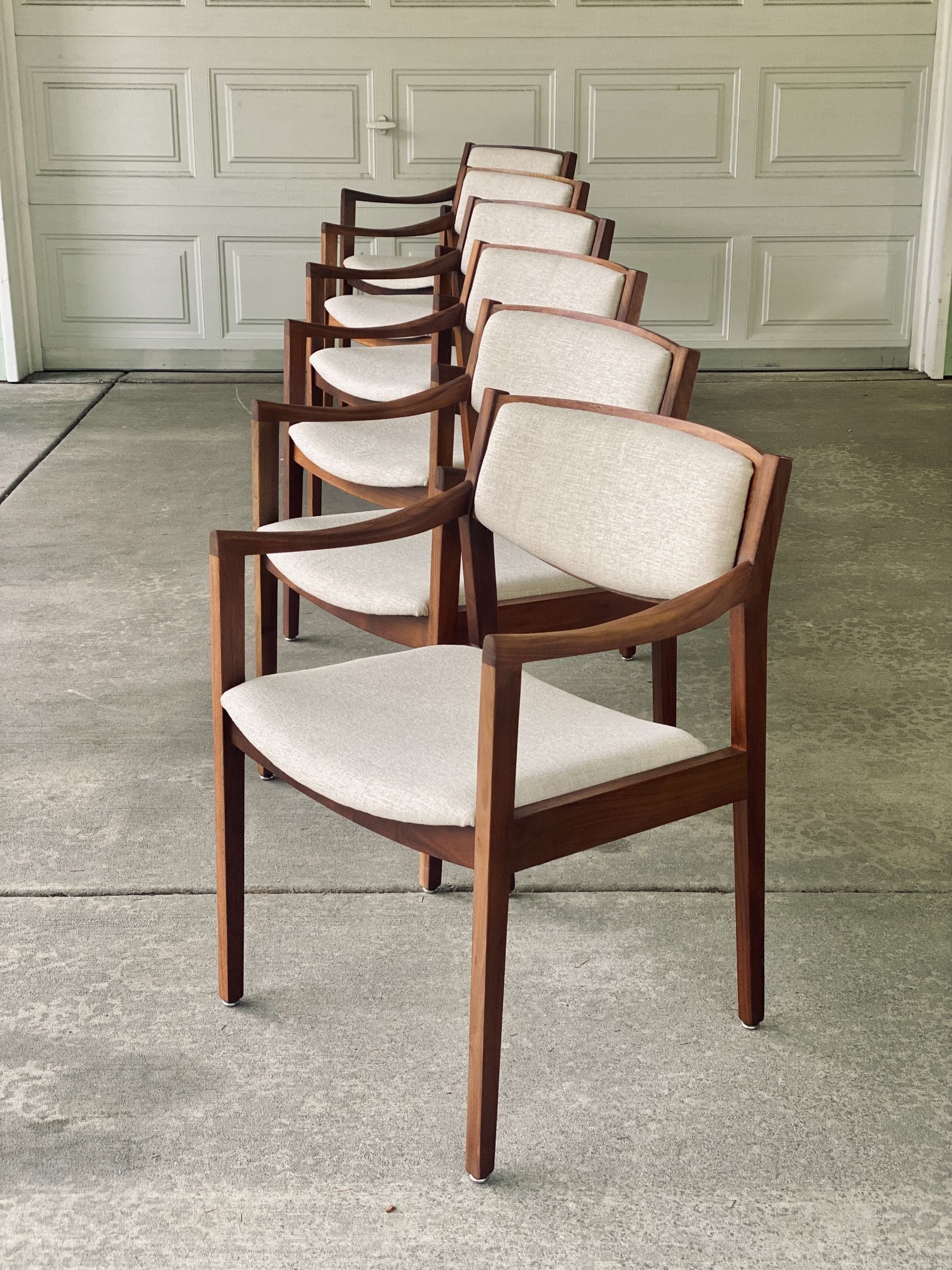 Restored Mid Century Side Chairs by Gunlocke 